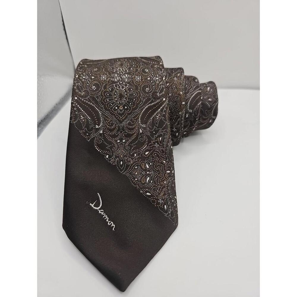Vintage Damon Brown Paisley‎  54" x 3"